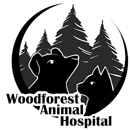 WOODFOREST ANIMAL HOSPITAL logo