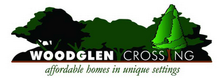 WOODGLEN CROSSING AFFORDABLE HOMES IN UNIQUE SETTINGS logo