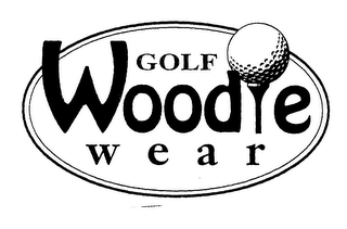 WOODIE WEAR GOLF logo