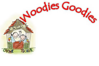 WOODIES GOODIES THE 2 WOODIES CARTER TUCKER logo