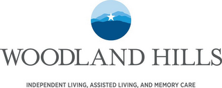 WOODLAND HILLS INDEPENDENT LIVING, ASSISTED LIVING, AND MEMORY CARE logo
