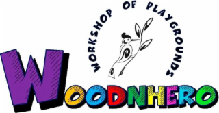 WOODNHERO WORKSHOP OF PLAYGROUNDS logo
