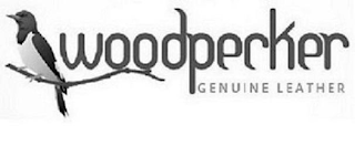 WOODPECKER GENUINE LEATHER logo