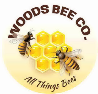 WOODS BEE CO. ALL THINGS BEES logo