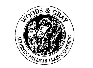 WOODS & GRAY AUTHENTIC AMERICAN CLASSIC CLOTHING logo