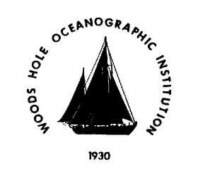 WOODS HOLE OCEANOGRAPHIC INSTITUTION 1930 logo