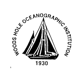 WOODS HOLE OCEANOGRAPHIC INSTITUTION 1930 logo