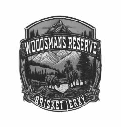 WOODSMANS RESERVE BRISKET JERKY logo
