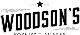 WOODSON'S LOCAL TAP + KITCHEN ESTD. 2016 logo