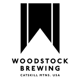 WOODSTOCK BREWING CATSKILL MTNS. USA logo