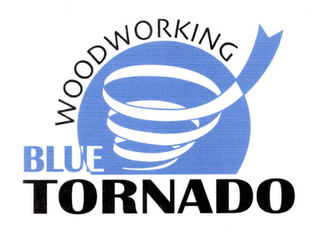 WOODWORKING BLUE TORNADO logo