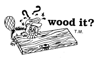 WOODY WOOD IT? logo