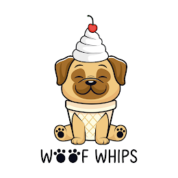 WOOF WHIPS logo