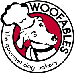 WOOFABLES THE GOURMET DOG BAKERY logo