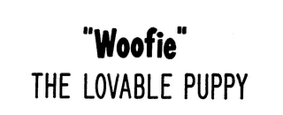 "WOOFIE" THE LOVABLE PUPPY logo