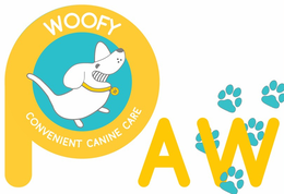 WOOFY W CONVENIENT CANINE CARE PAW logo