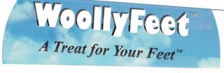 WOOLLYFEET A TREAT FOR YOUR FEET logo