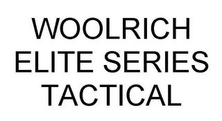 WOOLRICH ELITE SERIES TACTICAL logo