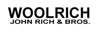 WOOLRICH JOHN RICH & BROS. logo