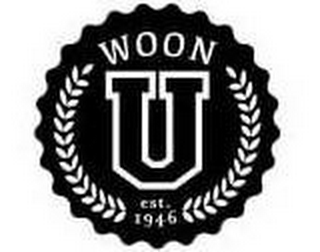 WOON U EST. 1946 logo
