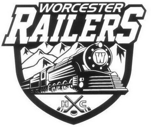 WORCESTER RAILERS W HC logo