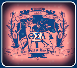 WORD L.I.F.E. MINISTRIES, THETA SIGMA LAMBDA, NOV. '08, THE SALT & THE LIGHT logo