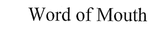 WORD OF MOUTH logo