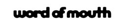 WORD OF MOUTH logo