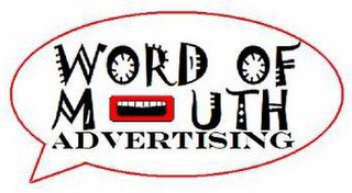 WORD OF MOUTH ADVERTISING logo