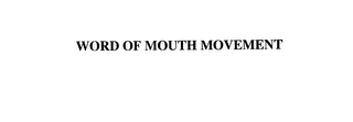 WORD OF MOUTH MOVEMENT logo