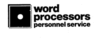 WORD PROCESSORS PERSONNEL SERVICE logo