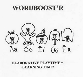 WORDBOOST'R ELABORATIVE PLAYTIME- LEARNING TIME! logo