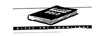 WORDS BOLD APPLY THE KNOWLEDGE logo