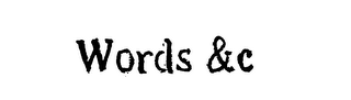 WORDS & C logo
