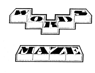 WORDS MAZE THE GAME WITH CRAWLING COLOR WORDS logo