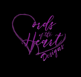 WORDS OF THE HEART DESIGNS logo