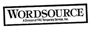 WORDSOURCE A DIVISION OF TRC TEMPORARY SERVICE, INC. logo