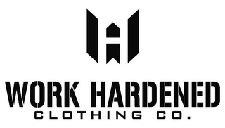 WORK HARDENED CLOTHING CO. WH logo
