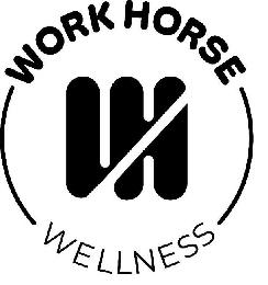 WORK HORSE WH WELLNESS logo