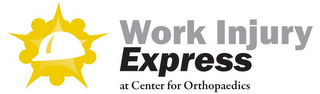 WORK INJURY EXPRESS AT CENTER FOR ORTHOPAEDICS logo