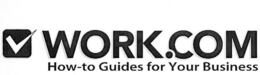 WORK.COM HOW-TO GUIDES FOR YOUR BUSINESS logo