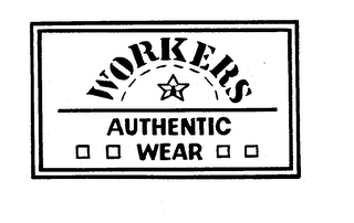 WORKERS AUTHENTIC WEAR logo