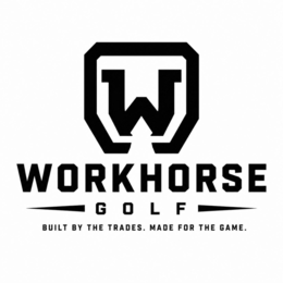 WORKHORSE GOLF BUILT BY THE TRADES. MADE FOR THE GAME. logo