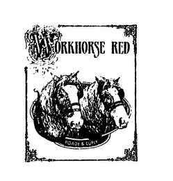 WORKHORSE RED ROWDY & CURLY logo