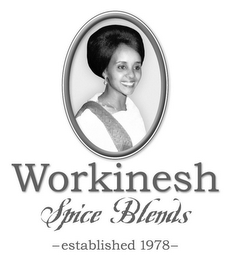 WORKINESH SPICE BLENDS ESTABLISHED 1978 logo