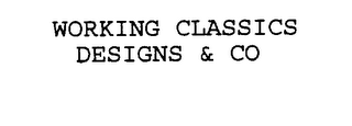 WORKING CLASSICS DESIGNS & CO logo
