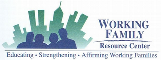 WORKING FAMILY RESOURCE CENTER EDUCATING · STRENGTHENING · AFFIRMING WORKING FAMILIES logo