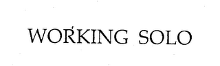 WORKING SOLO logo
