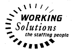 WORKING SOLUTIONS THE STAFFING PEOPLE logo