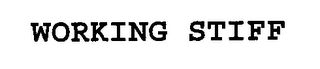 WORKING STIFF logo